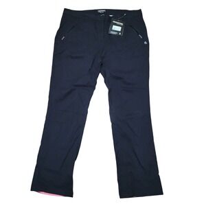 Craghoppers Mens Kiwi Pro Stretch Trousers Black UPF40+ Travel Pants NWT 16